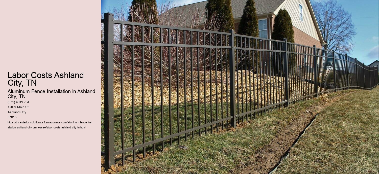 Labor Costs Ashland City, TN