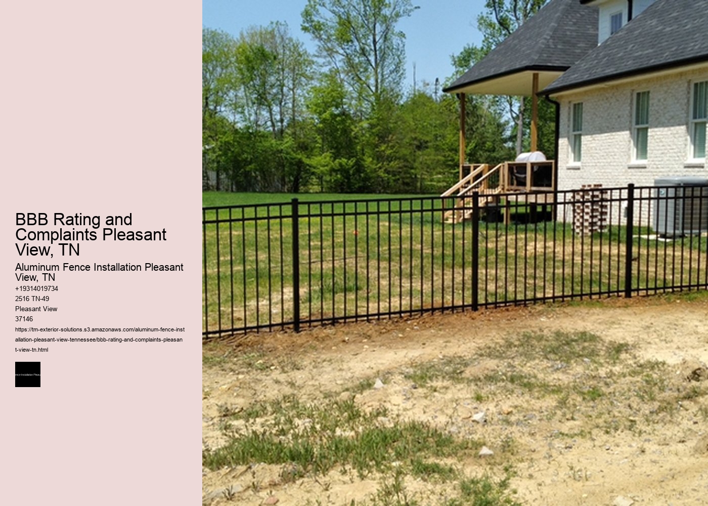 BBB Rating and Complaints Pleasant View, TN