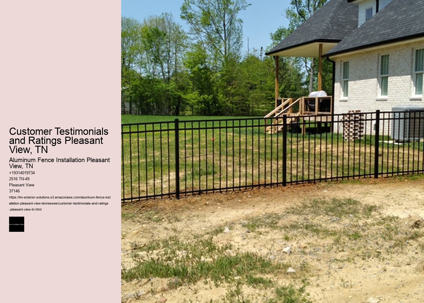 Customer Testimonials and Ratings Pleasant View, TN
