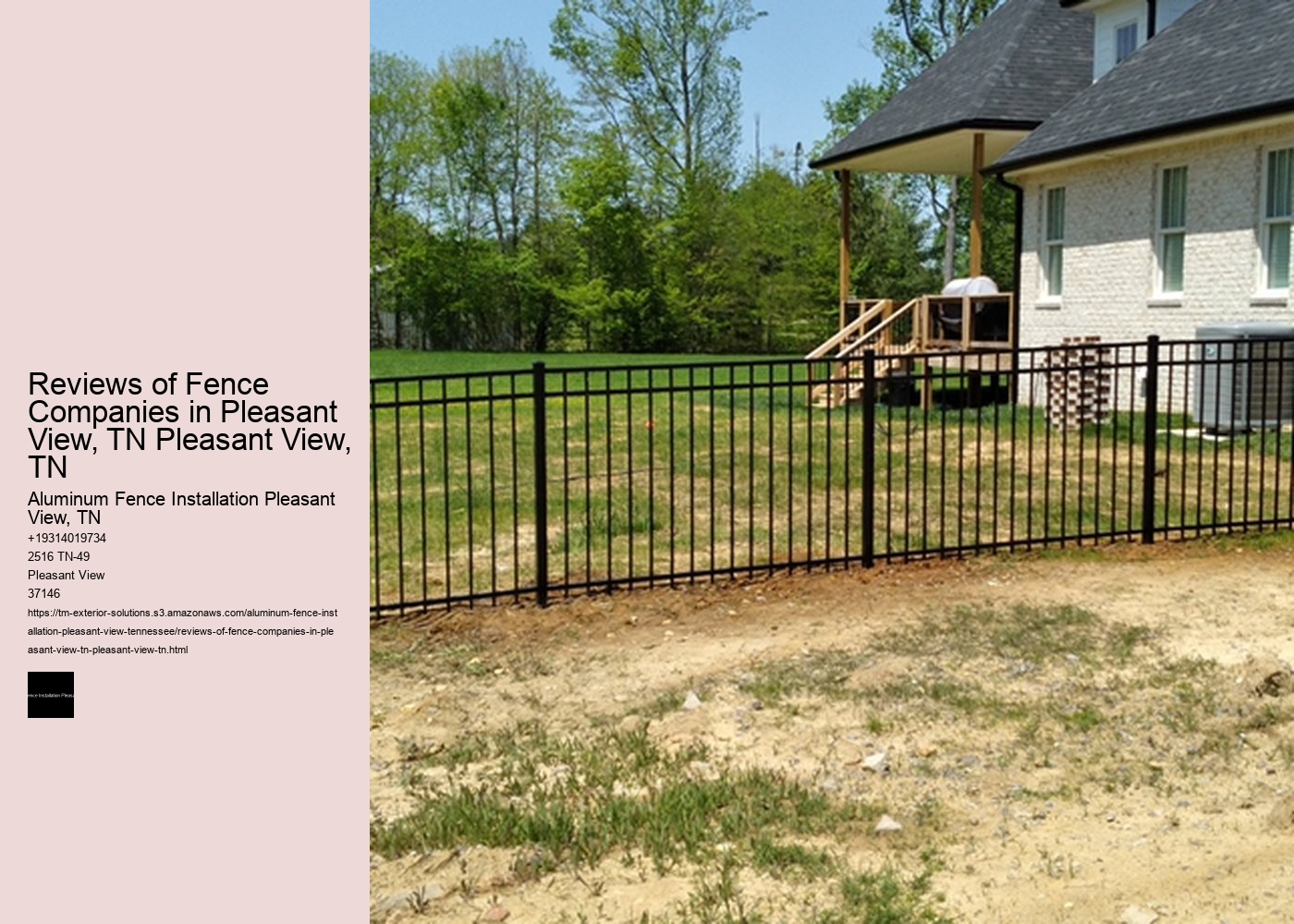 Reviews of Fence Companies in Pleasant View, TN Pleasant View, TN